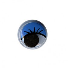 Глаз круглый с бегающим зрачком "HobbyBe" MER-15 d15мм