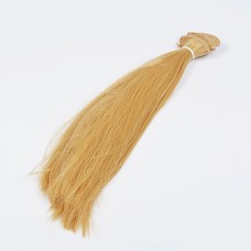 Волосы-трессы для кукол "Прямые" Элит длина волос 30см, ширина 50см (2шт)