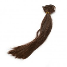 Волосы-трессы для кукол "Прямые" длина волос 30см, ширина 50см (2шт)