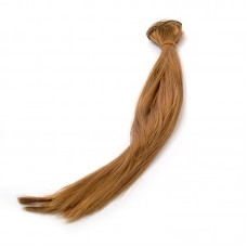 Волосы-трессы для кукол "Прямые" длина волос 30см, ширина 50см (2шт)
