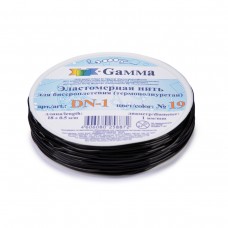 Резинка для бисера "Gamma" термополиуретан DN-1 d1мм 18м