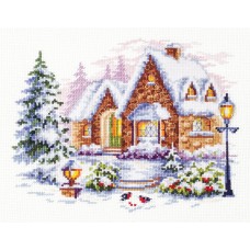 Набор для вышивания "Чудесная Игла" 110-041 "Зимний домик"