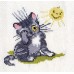 Набор для вышивания "Klart" 6-073 "Котенок и солнышко"